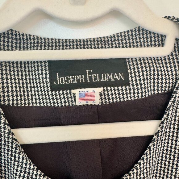 Joseph Feldman Vintage Women's Houndstooth Jacket - Picture 2 of 6